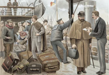 Imbarco a Tilbury, da 